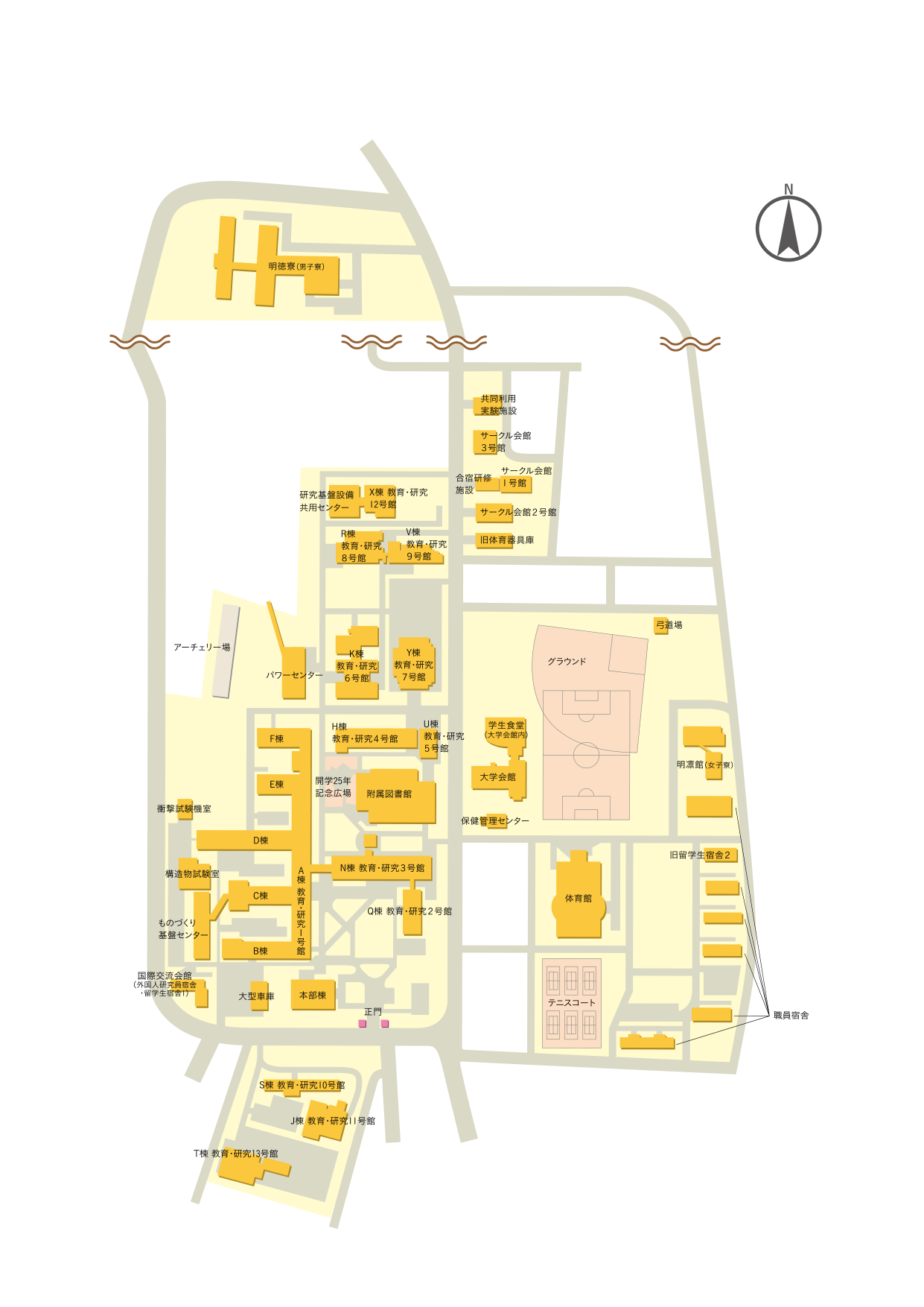 室蘭工業大学キャンパスマップ